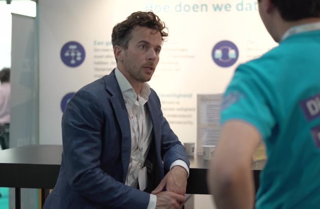 Jef Mol in gesprek op de Zorg en ICT Beurs 
