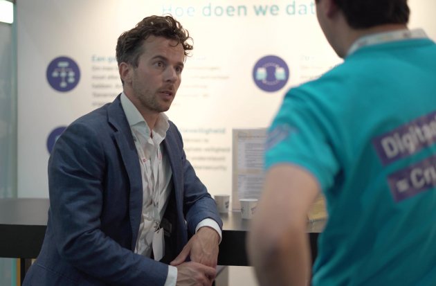 Jef Mol in gesprek op de Zorg en ICT Beurs 