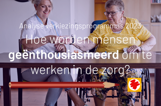 Hoe worden mensen geënthousiasmeerd om te werken in de zorg?