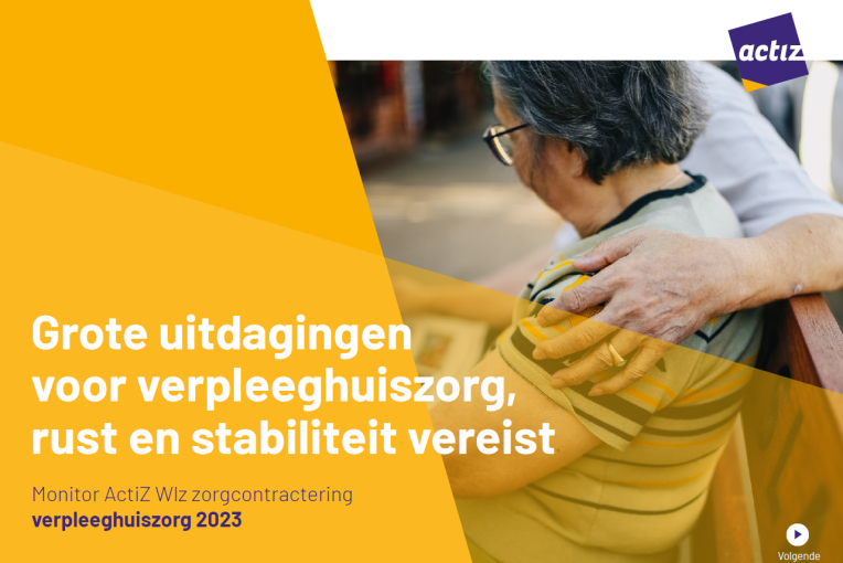 Voorblad monitor Wlz-zorgcontractering 2023