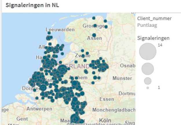 Beeld uit de app van Tzorg