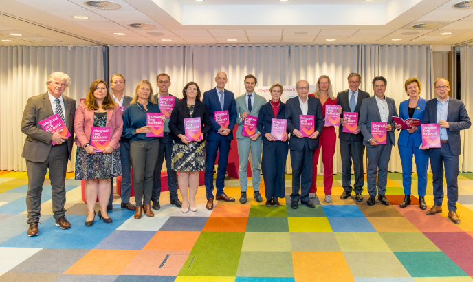 De ondertekenaars van het integraal zorgakkoord