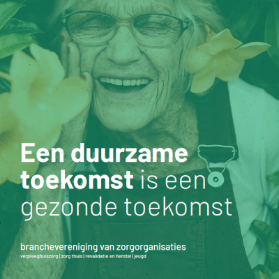 Cover publicatie Een duurzame toekomst is een gezonde toekomst