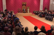 De Koning leest de Troonrede