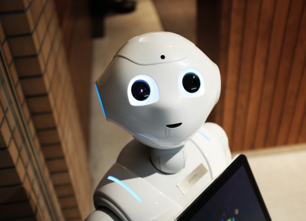 Robot met beeldscherm