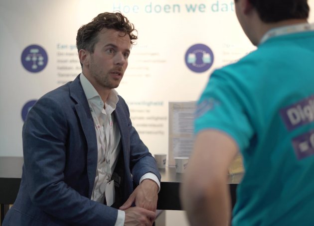 Jef Mol in gesprek op de Zorg en ICT Beurs 