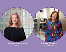 Anneke Westerlaken (ActiZ) en Anneke Sipkens (ANBO-PCOB)